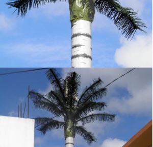 Palm Leaf Camouflage fjarskiptaturninn