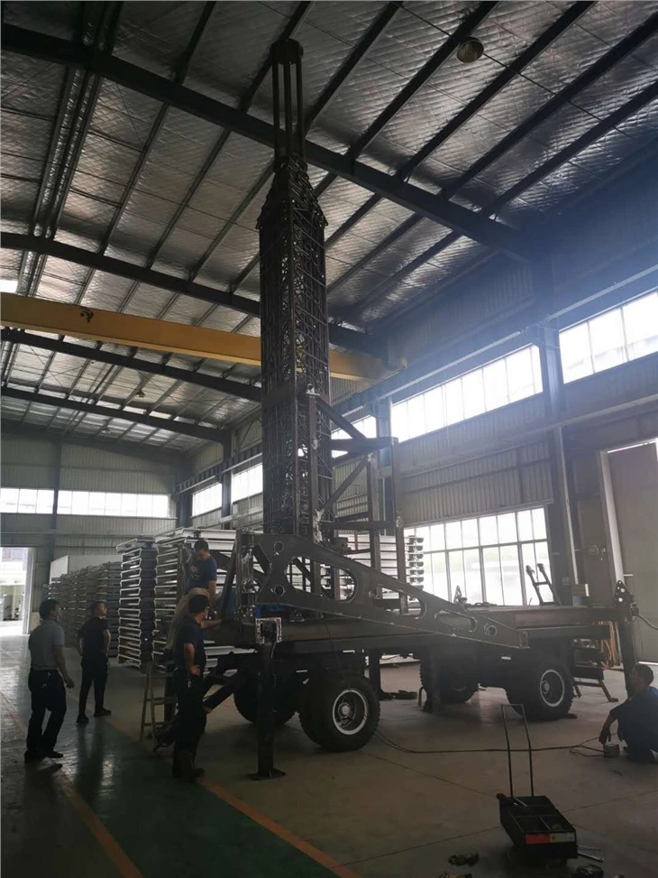 Smart 5G Mobile Communication Trailer Tower